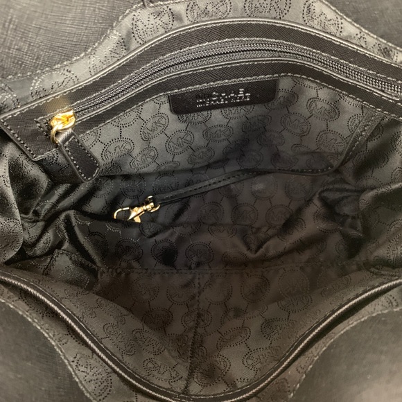 Michael Kors Hamilton Black Leather Satchel - Picture 7 of 7